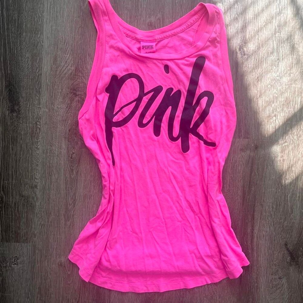 Y2K Victoria's Secret Love Pink Tank top